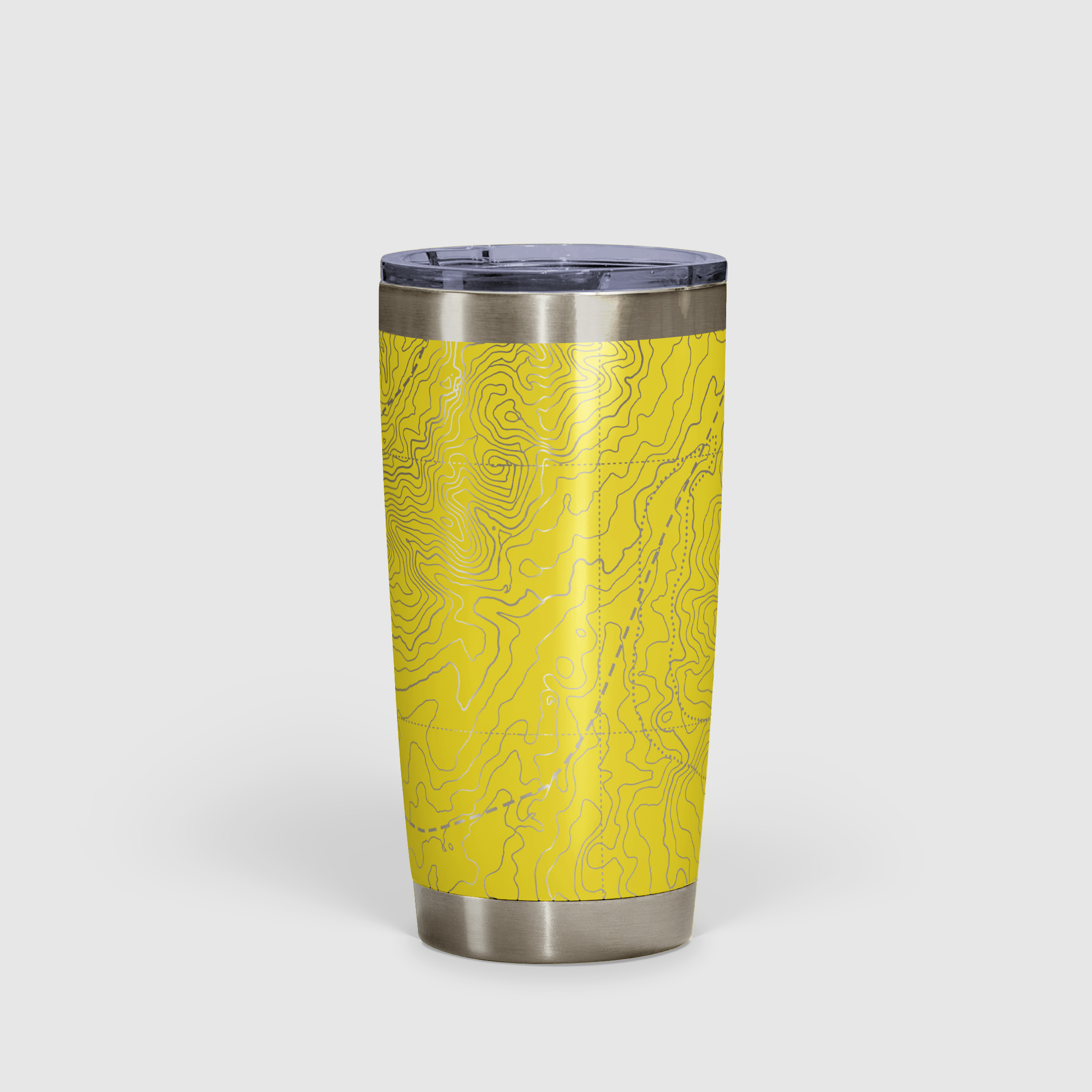 Peak Perspective - The Topo All Over Design Tumbler 20oz