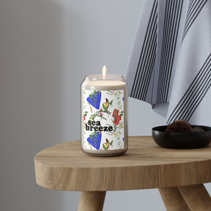 Sea Breeze Scented Candle - Aromatherapy Candle for Relaxation, Home Decor, Gift for Her, Beach Vibes, Eco-Friendly