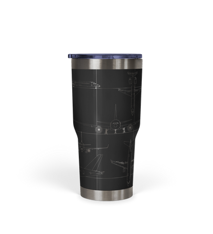 Hartsfield–Jackson Atlanta International (ATL) Airport Diagram Tumbler 30oz