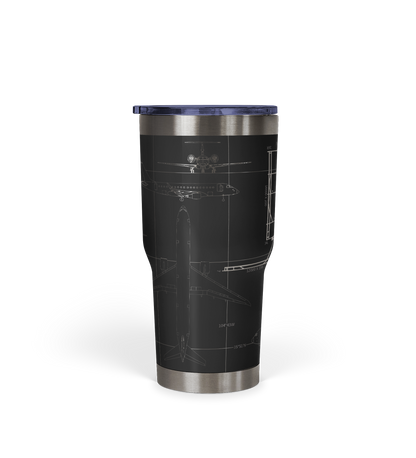 Denver International (DEN) Airport Diagram Tumbler 30oz