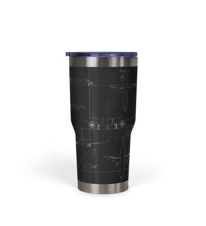 Denver International (DEN) Airport Diagram Tumbler 30oz