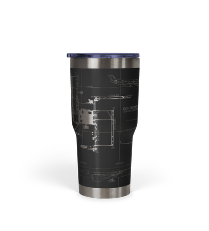 Denver International (DEN) Airport Diagram Tumbler 30oz