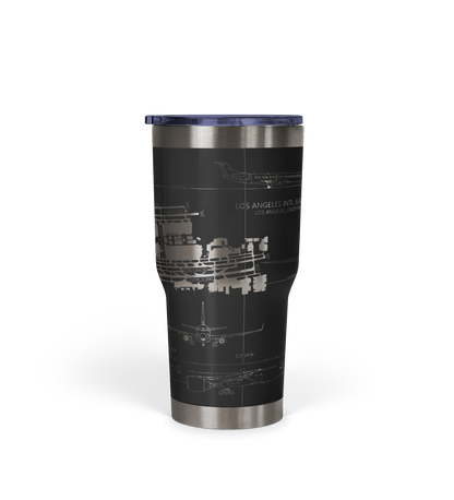 Los Angeles International (LAX) Airport Diagram Tumbler 30oz