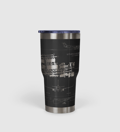 Los Angeles International (LAX) Airport Diagram Tumbler 30oz