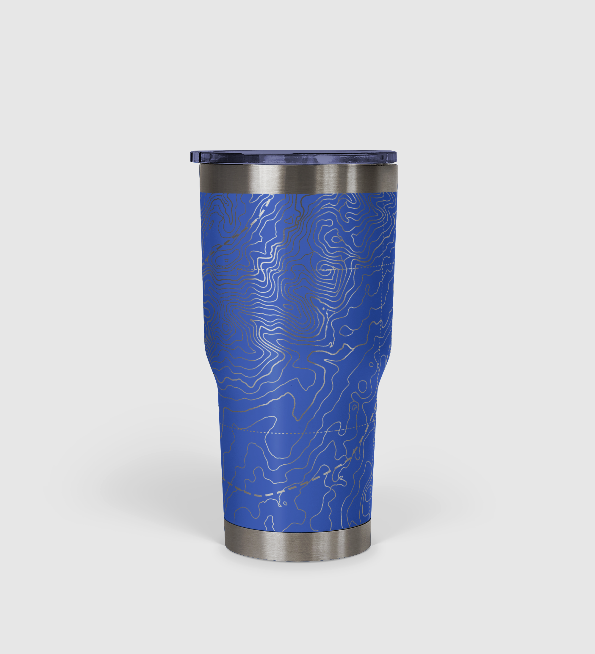 Peak Perspective - The Topo All Over Design Tumbler 30oz