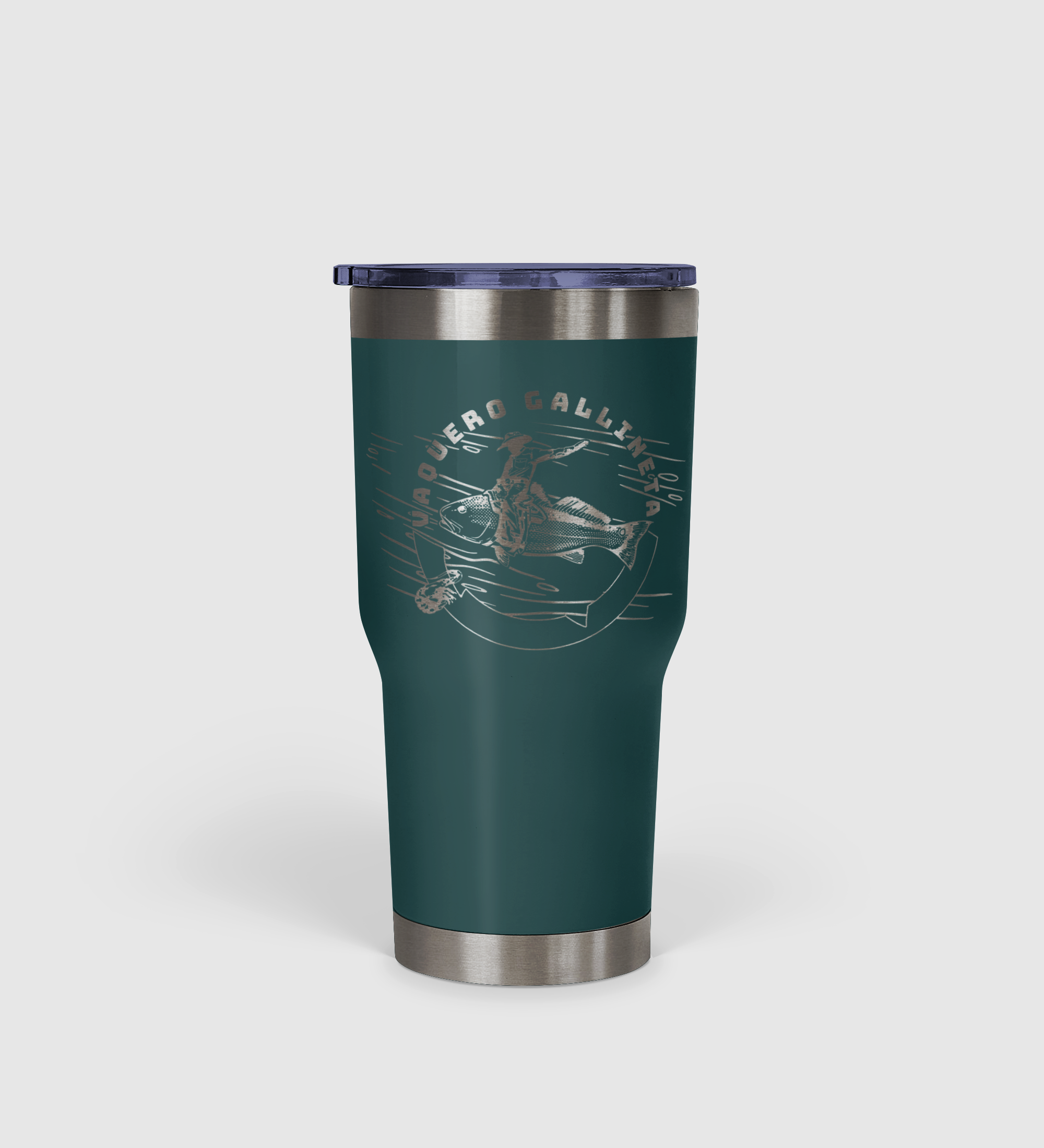 Vaquero Gallineta - The Redfish Cowboy Original Tumbler 30oz