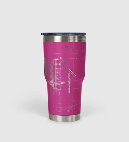 Dallas-Fort Worth International (DFW) Airport Diagram Tumbler 30oz