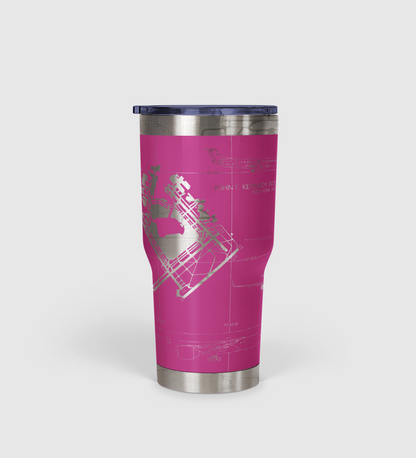 John F. Kennedy International (JFK) Airport Diagram Tumbler 30oz