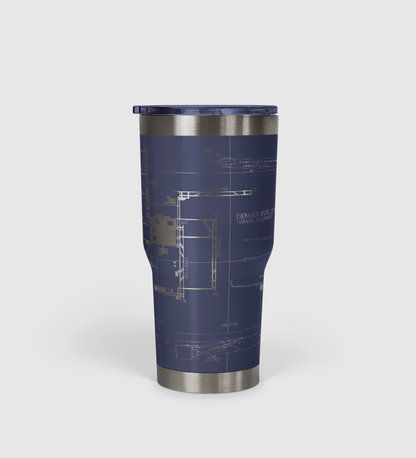 Denver International (DEN) Airport Diagram Tumbler 30oz