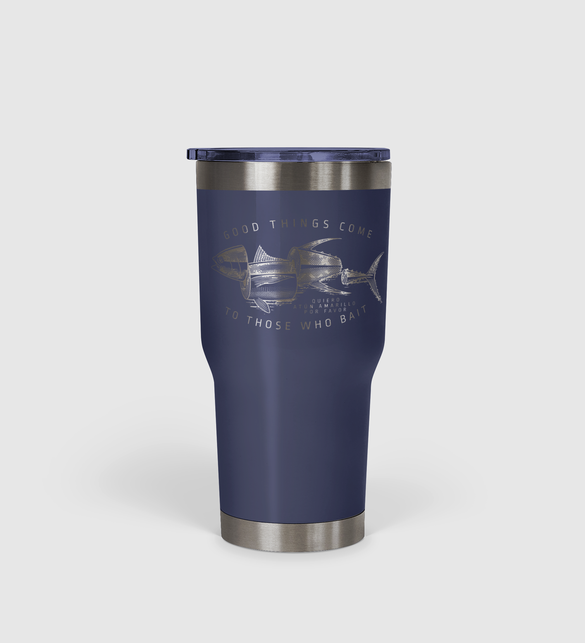 Hook, Line, and Drinker - Yellowfin Tuna Please Tumbler 30oz