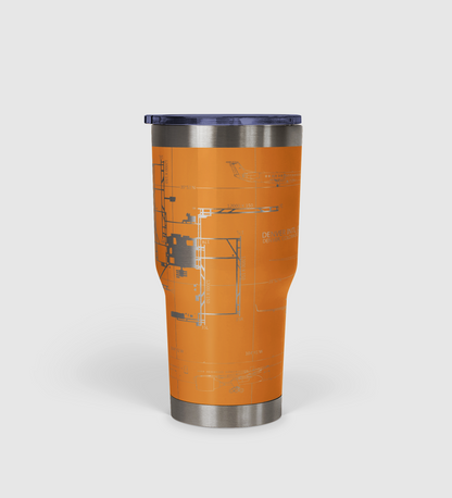 Denver International (DEN) Airport Diagram Tumbler 30oz