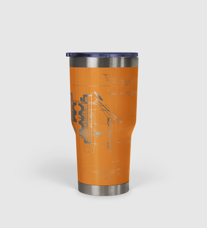 Dallas-Fort Worth International (DFW) Airport Diagram Tumbler 30oz