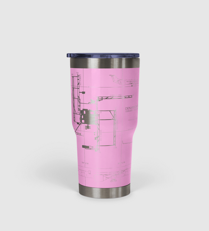 Denver International (DEN) Airport Diagram Tumbler 30oz