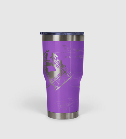 John F. Kennedy International (JFK) Airport Diagram Tumbler 30oz