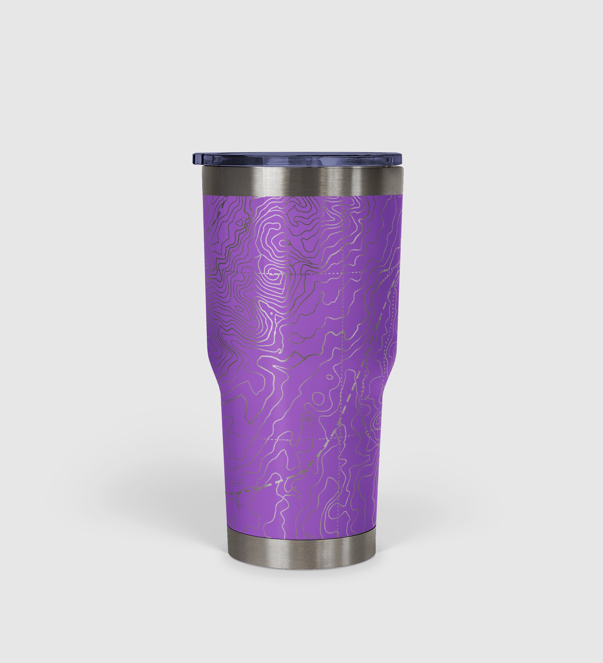 Peak Perspective - The Topo All Over Design Tumbler 30oz