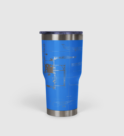 Denver International (DEN) Airport Diagram Tumbler 30oz