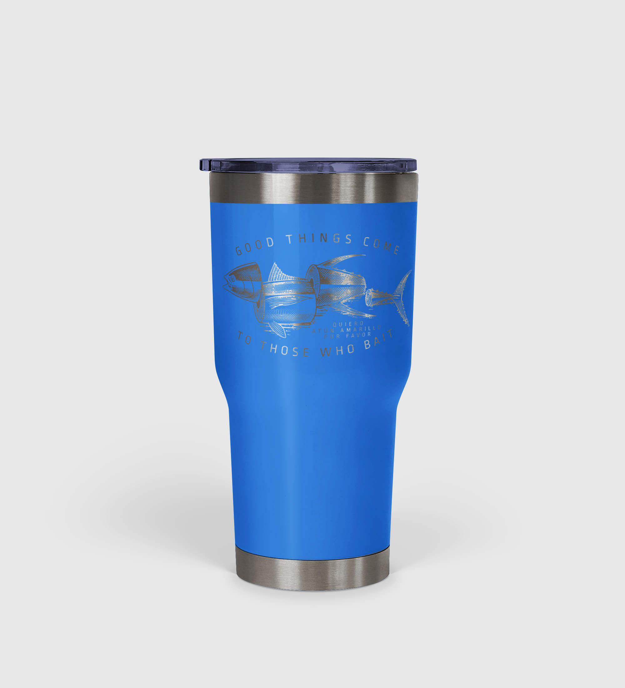 Hook, Line, and Drinker - Yellowfin Tuna Please Tumbler 30oz