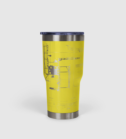 Denver International (DEN) Airport Diagram Tumbler 30oz