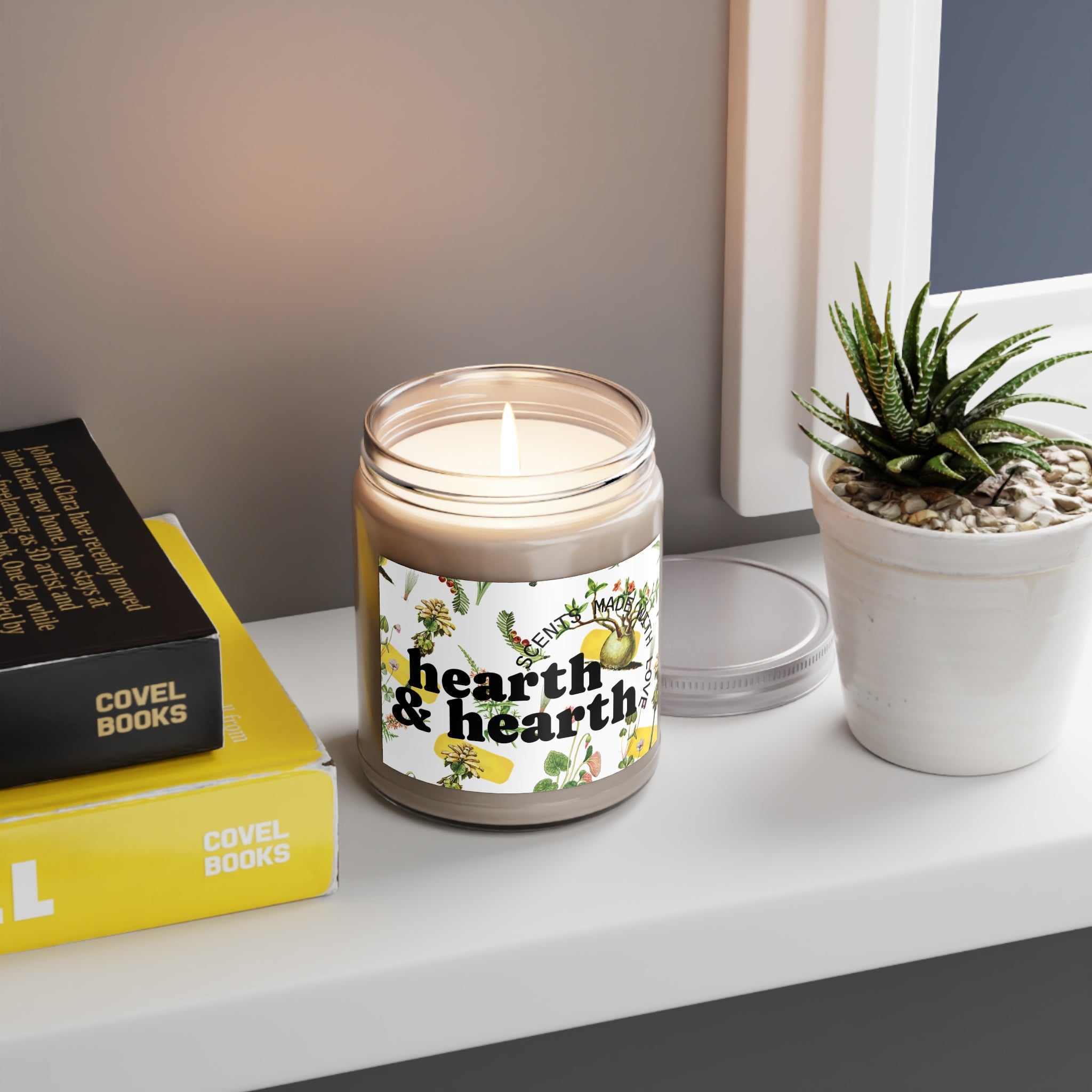 Scented Candle - Hearth & Hearth | Relaxing Aromatherapy, Home Decor, Gift for Any Occasion, Eco-Friendly, Hand-Poured