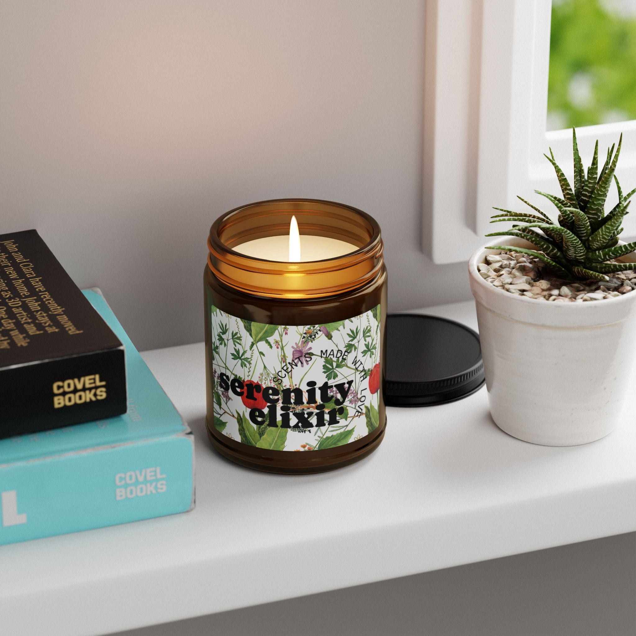 Serenity Elixir (Lavender Sage) Soy Candle