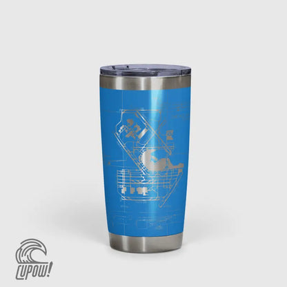 Chicago O'hare (ORD) Airport Diagram Tumbler 20oz