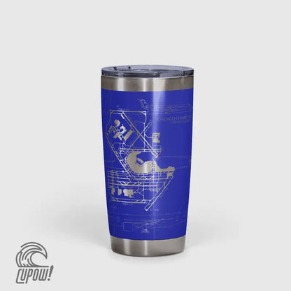 Chicago O'hare (ORD) Airport Diagram Tumbler 20oz