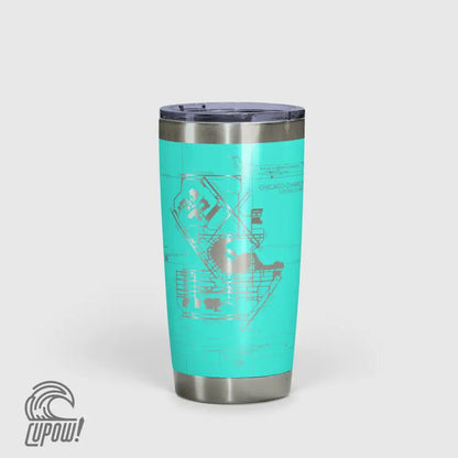 Chicago O'hare (ORD) Airport Diagram Tumbler 20oz