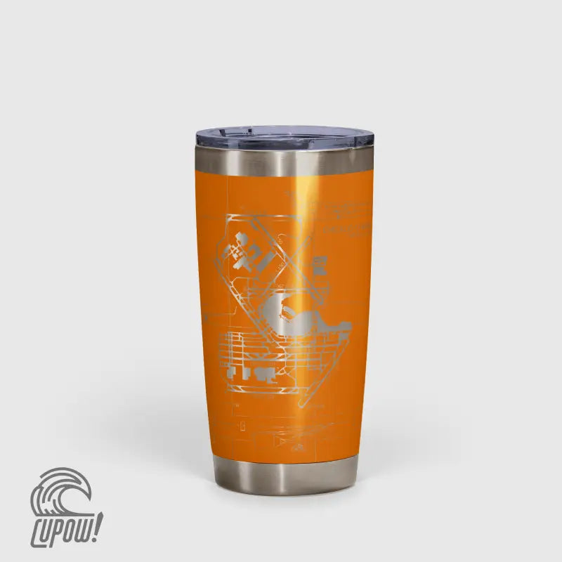 Chicago O'hare (ORD) Airport Diagram Tumbler 20oz