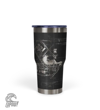 Chicago O'hare (ORD) Airport Diagram Tumbler 30oz