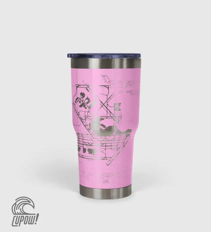 Chicago O'hare (ORD) Airport Diagram Tumbler 30oz