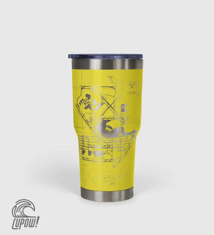 Chicago O'hare (ORD) Airport Diagram Tumbler 30oz