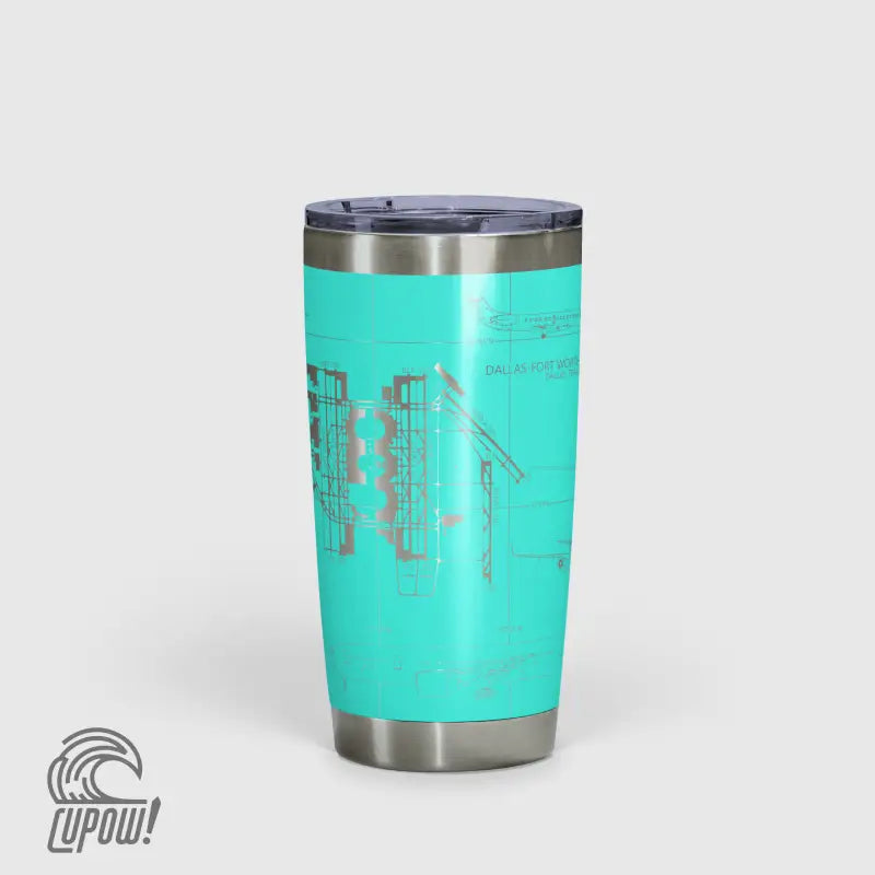 Dallas-Fort Worth International (DFW) Airport Diagram Tumbler 20oz