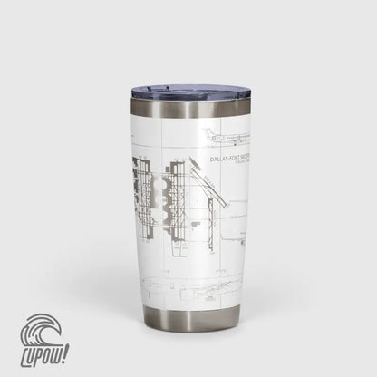 Dallas-Fort Worth International (DFW) Airport Diagram Tumbler 20oz