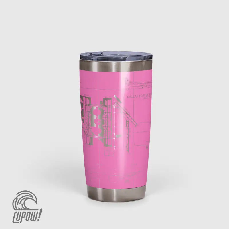 Dallas-Fort Worth International (DFW) Airport Diagram Tumbler 20oz