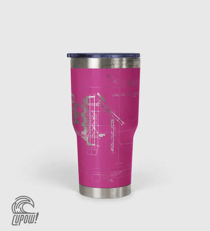 Dallas-Fort Worth International (DFW) Airport Diagram Tumbler 30oz