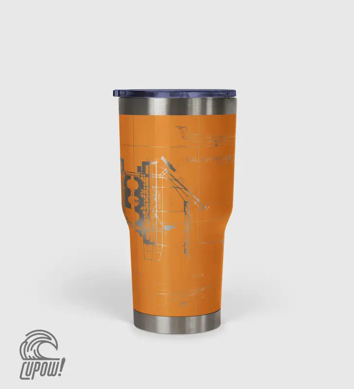 Dallas-Fort Worth International (DFW) Airport Diagram Tumbler 30oz