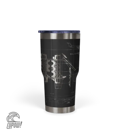 Dallas-Fort Worth International (DFW) Airport Diagram Tumbler 30oz