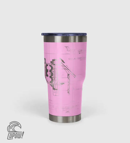 Dallas-Fort Worth International (DFW) Airport Diagram Tumbler 30oz