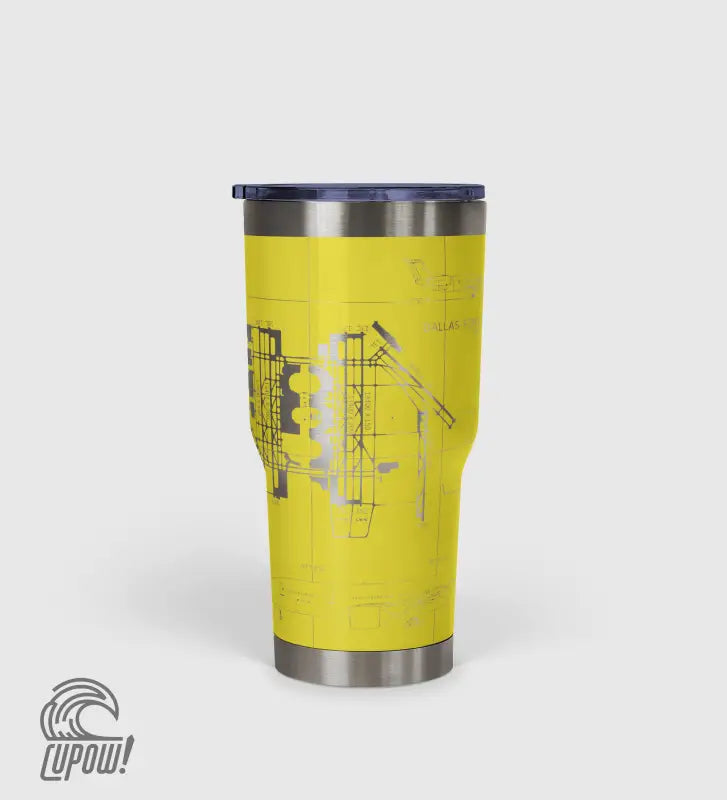 Dallas-Fort Worth International (DFW) Airport Diagram Tumbler 30oz