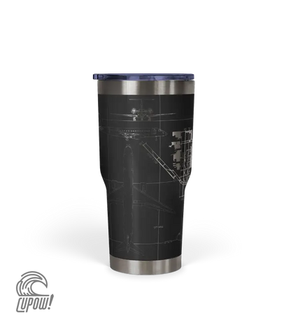 Dallas-Fort Worth International (DFW) Airport Diagram Tumbler 30oz