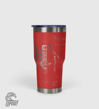 Dallas-Fort Worth International (DFW) Airport Diagram Tumbler 30oz