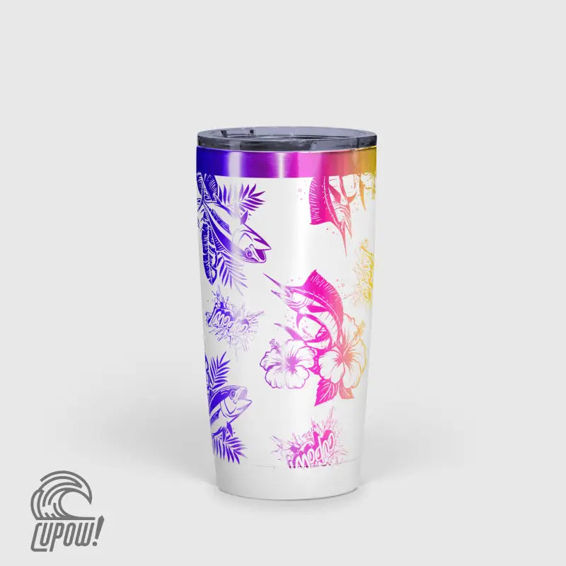 Deep Sea Double Dare All Over Hawaiian Print Tumbler 20oz