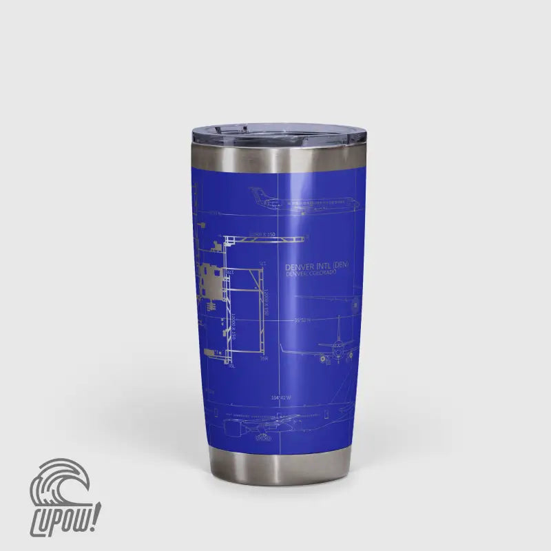 Denver International (DEN) Airport Diagram Tumbler 20oz