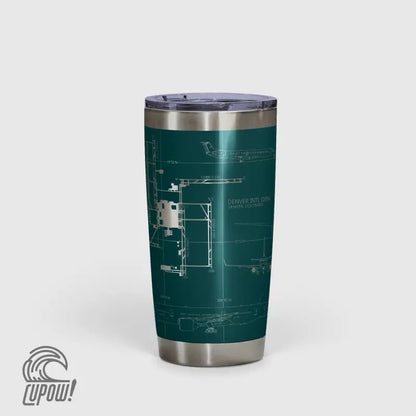 Denver International (DEN) Airport Diagram Tumbler 20oz