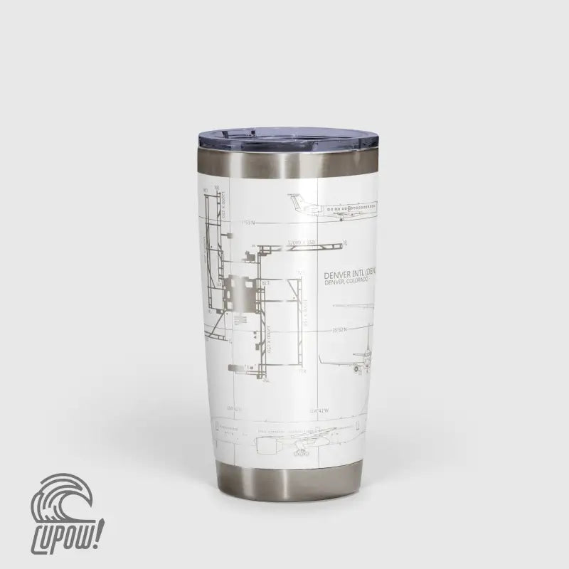 Denver International (DEN) Airport Diagram Tumbler 20oz