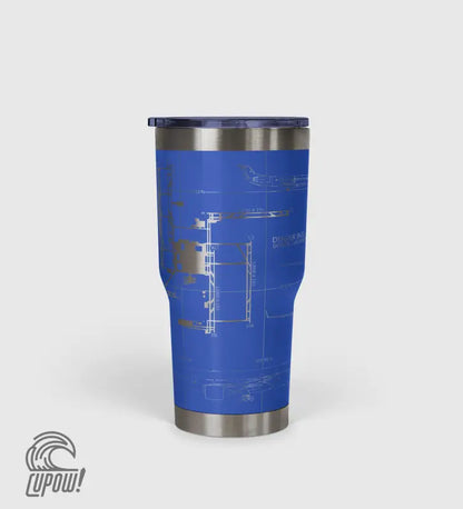 Denver International (DEN) Airport Diagram Tumbler 30oz