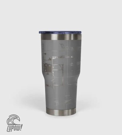 Denver International (DEN) Airport Diagram Tumbler 30oz