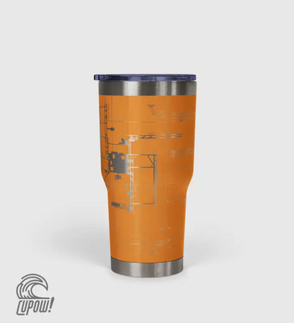 Denver International (DEN) Airport Diagram Tumbler 30oz