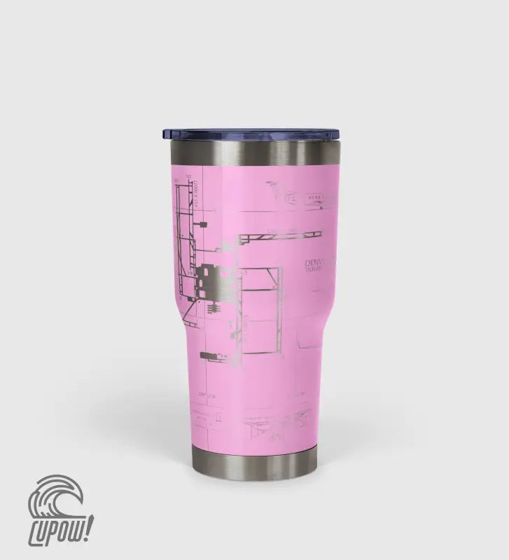 Denver International (DEN) Airport Diagram Tumbler 30oz