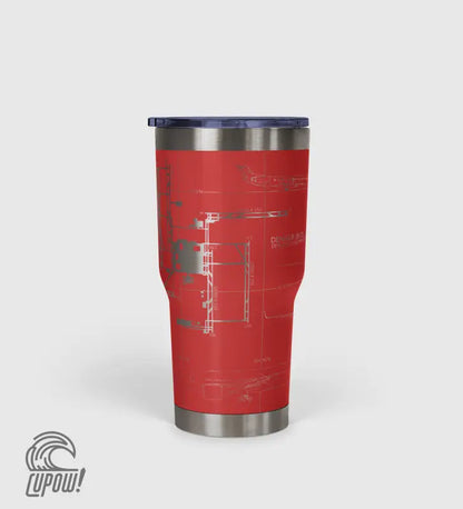 Denver International (DEN) Airport Diagram Tumbler 30oz